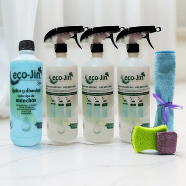 KIT DE INICIO SPA (AZUL) LIMPIADOR ECOJIN