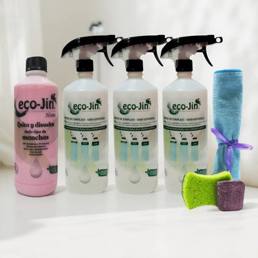 KIT DE INICIO HOME (ROSA) LIMPIADOR ECOJIN