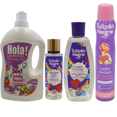 PACK OFERTA AROMA A CANDY TULIPAN NEGRO Y HOLA LAVADORA Limpia y brilla