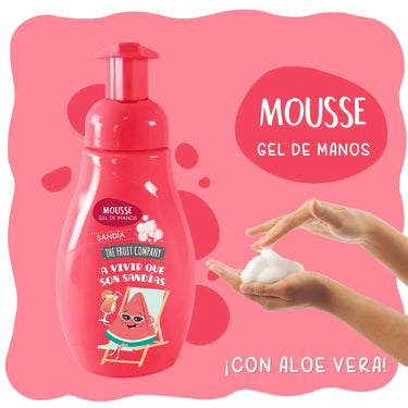 PACK DE 2 JABON MOUSSE AROMA A SANDIA - THE FRUIT COMPANY Limpia y brilla