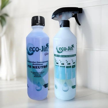 NUEVO ECOJIN GLOW PH NEUTRO CON DIFUSOR - LIMPIADOR MULTIUSOS ESPECIAL PARA SUPERFICIES DELICADAS LIMPIA Y BRILLA