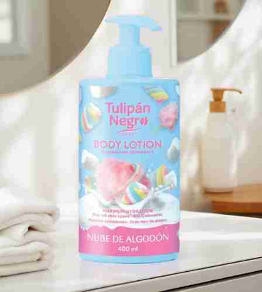 Tulipán Negro – Loción Corporal Nube de Algodón (400 ml) Limpia y brilla