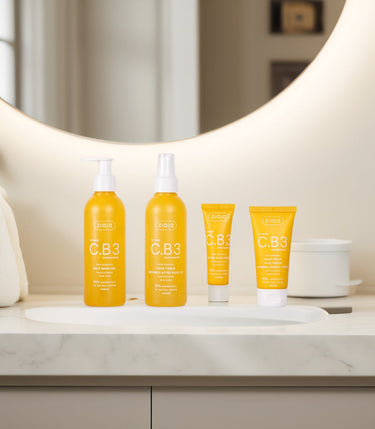 Ziaja Set Vitamina C B3 Pack de 4 Limpia y brilla