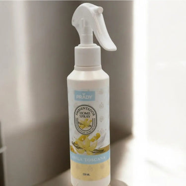 Ambientador Spray Vanila Toscana PRADY 220 ml Limpia y brilla