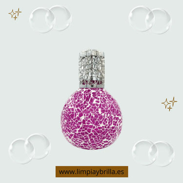 LAMPARA CATALITICA ROSA CON ESENCIA LIMPIADOR ECOJIN