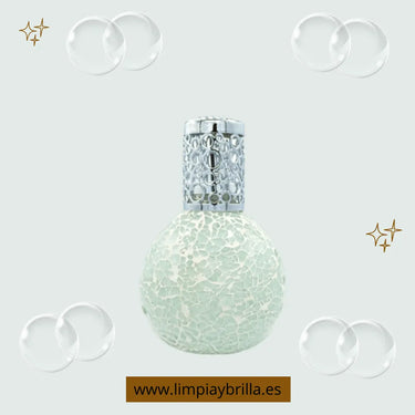 LAMPARA CATALITICA BLANCA CON ESENCIA LIMPIADOR ECOJIN