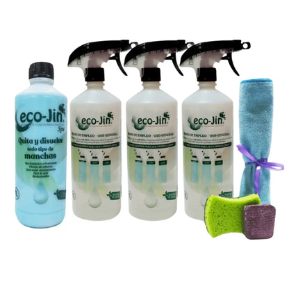 KIT DE INICIO SPA (AZUL) LIMPIADOR ECOJIN
