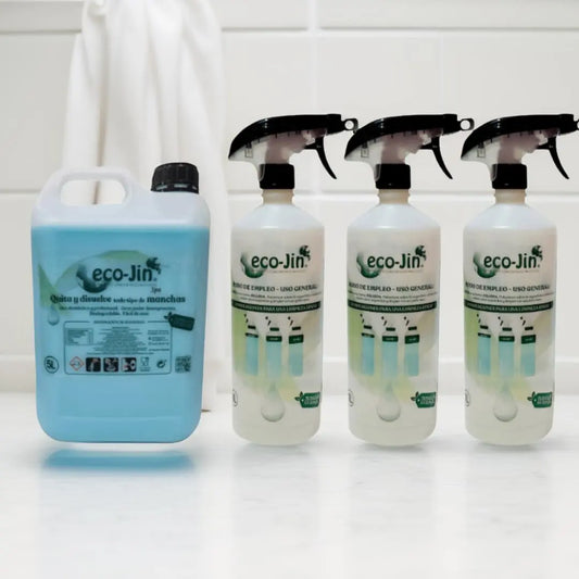 ECOJIN SPA (AZUL) 5 LITROS CON DIFUSORES LIMPIADOR ECOJIN