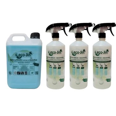 ECOJIN SPA (AZUL) 5 LITROS CON DIFUSORES LIMPIADOR ECOJIN
