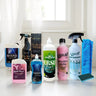 SUPER PACK LOVE 2 –>DETERGENTE+SUAVIZANTE+AMBIENTADOR GOLDEN+LAVAVAJILLAS CHRONOS+ECO-JIN+DIFUSOR+PERSEO+BAYETA MICROFIBRA+ESTROPAJO CON ESPONJA Limpia y brilla