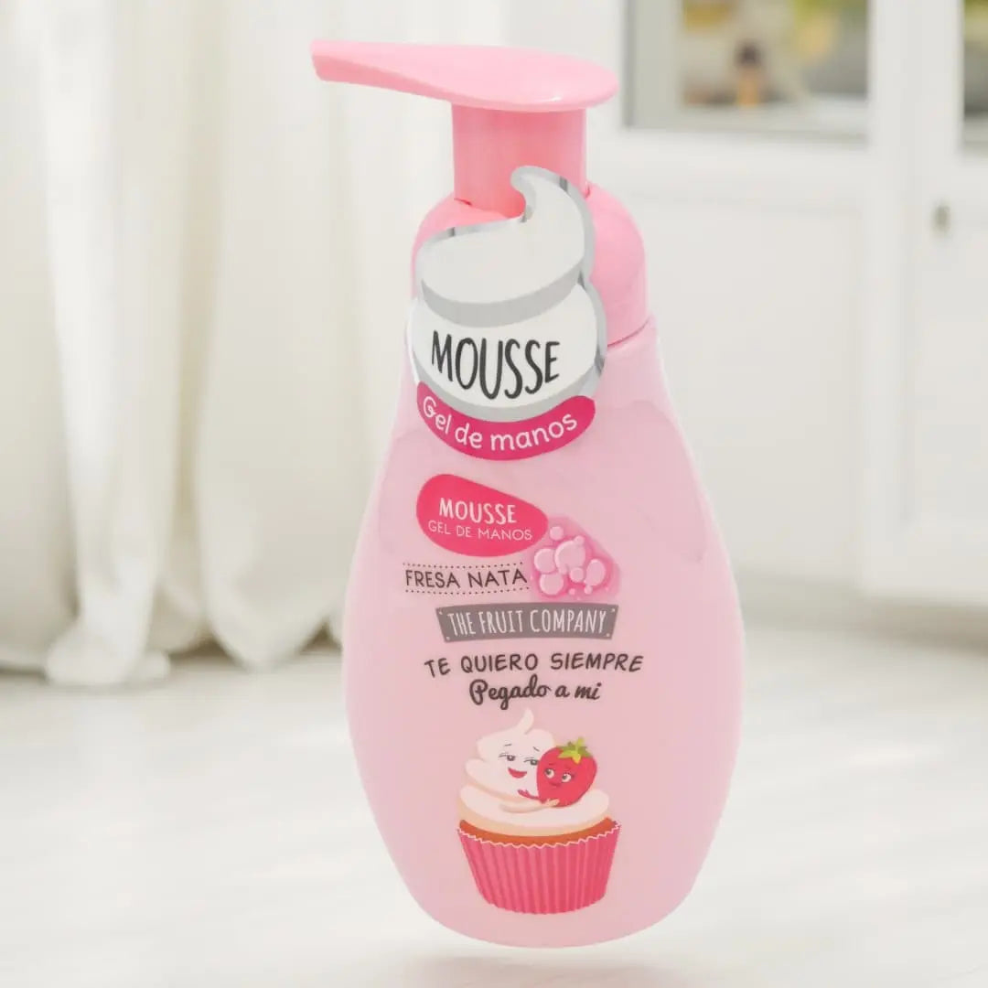 THE FRUIT COMPANY Mousse Jabón Manos Fresa 250 ml limpiaybrilla.es