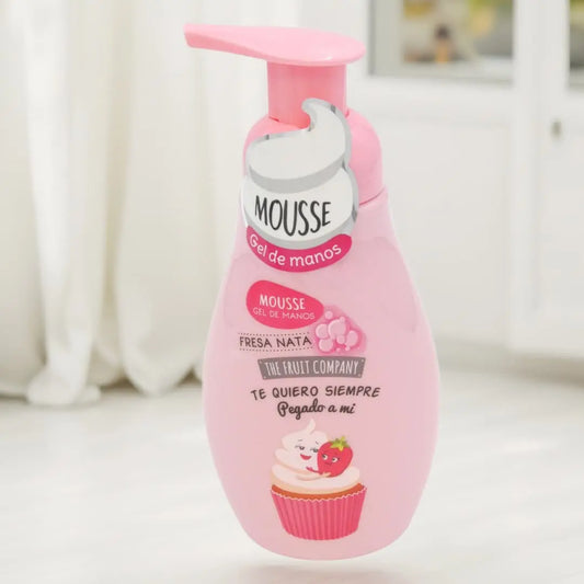 THE FRUIT COMPANY Mousse Jabón Manos Fresa 250 ml limpiaybrilla.es