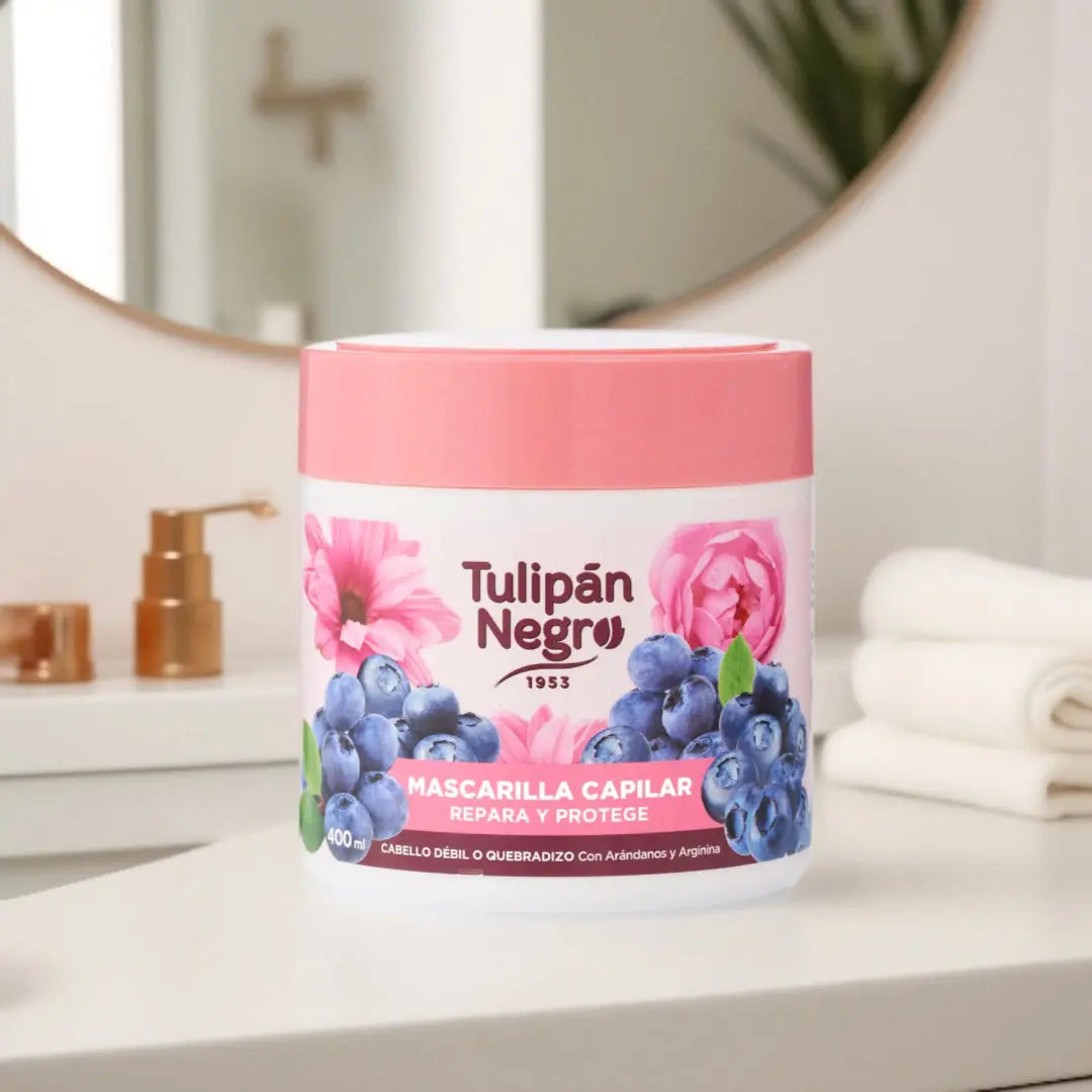 Mascarilla Capilar Tulipán Negro – Reparación intensa Limpia y brilla