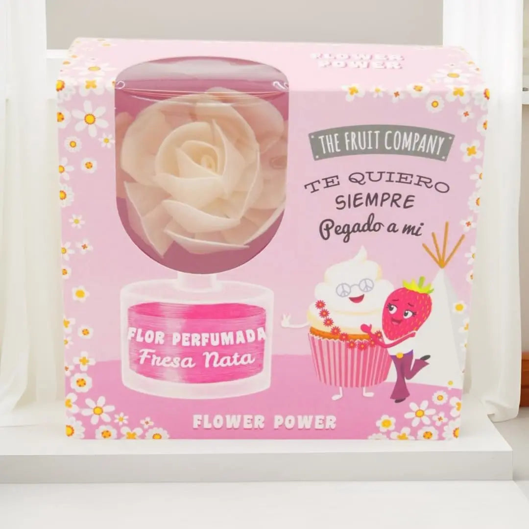 THE FRUIT COMPANY Flor Perfumada Fresa Nata 55 ml limpiaybrilla.es
