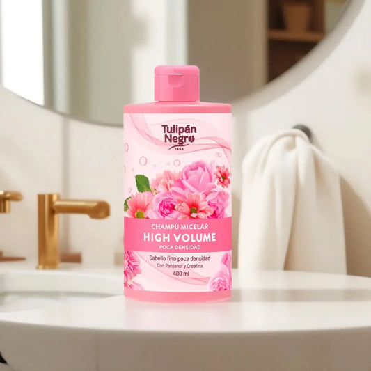 Champú Micelar Tulipán Negro – Volumen sin límites Limpia y brilla