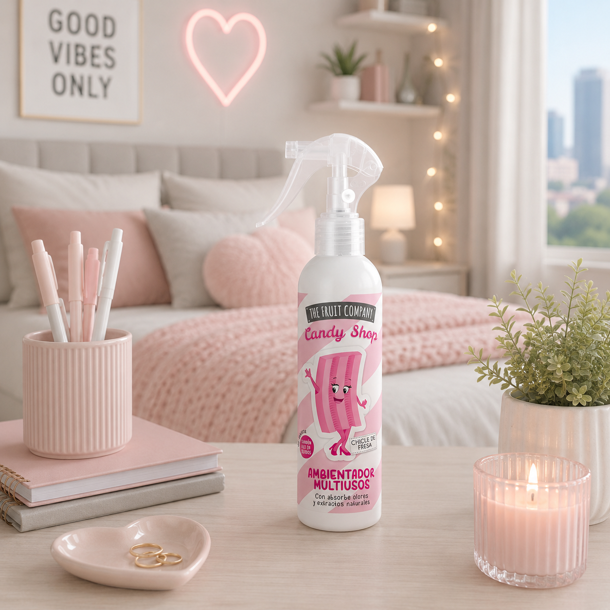 Spray Hogar Chicle de Fresa 200 ml Candy TFC The Fruit Company