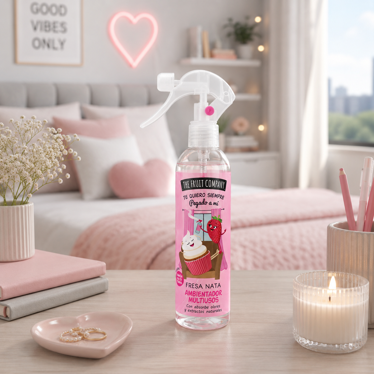 Spray Ambientador Fresa Nata Multiusos 250 ml TFC The Fruit Company