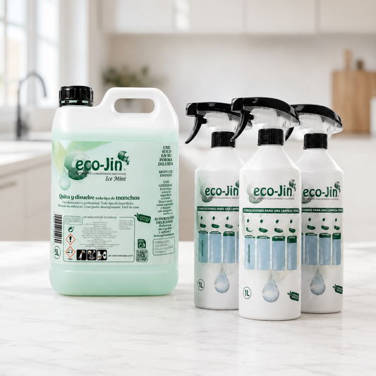 ECOJIN ICE-MINT 5 LITROS CON DIFUSORES LIMPIADOR ECOJIN