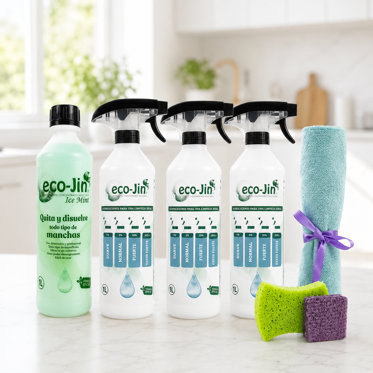 KIT DE INICIO ICE-MINT LIMPIADOR ECOJIN