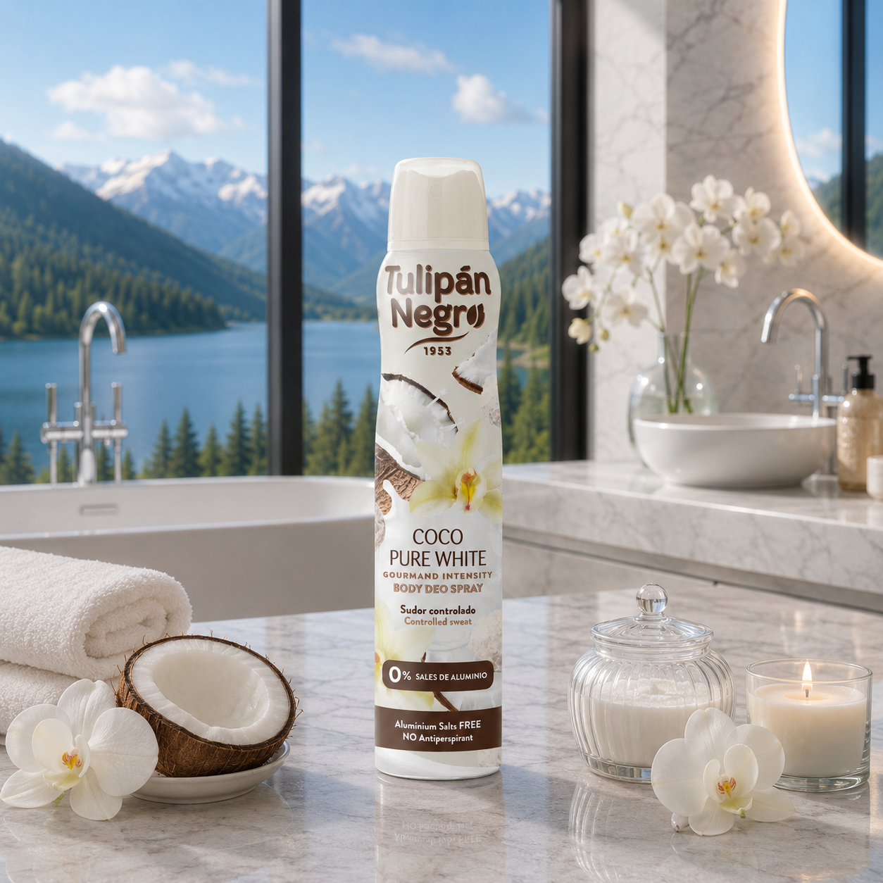 Tulipán Negro – Desodorante Coco Pure White limpiaybrilla.es