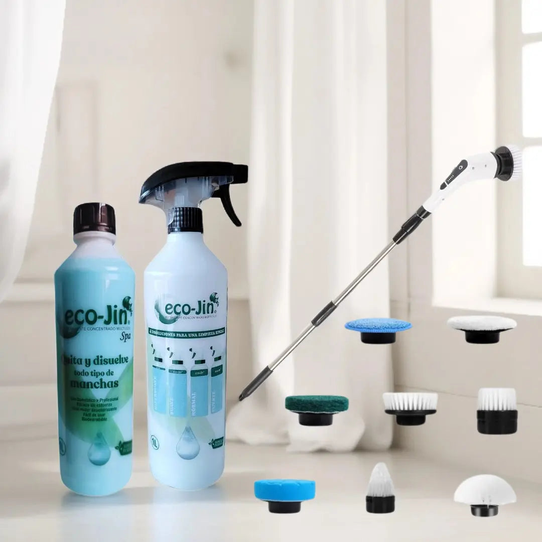 CEPILLO ELÉCTRICO ROLL MASTER 8 PLUS + ECOJIN A ELEGIR CON DIFUSOR Limpia y brilla