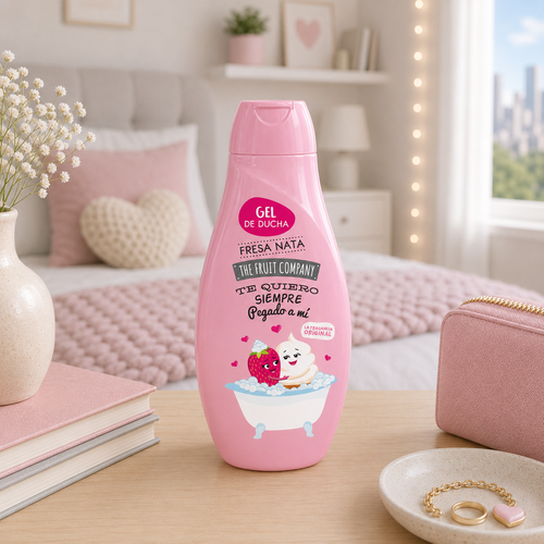 Gel de Ducha Fresa Nata 600 ml TFC The Fruit Company