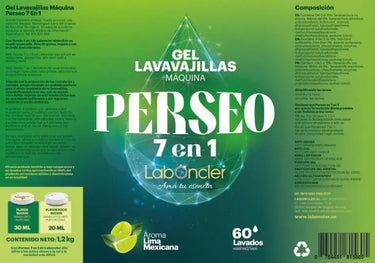 PERSEO LAVAVAJILLAS MÁQUINA EN GEL 1,2Kg limpiaybrilla.es