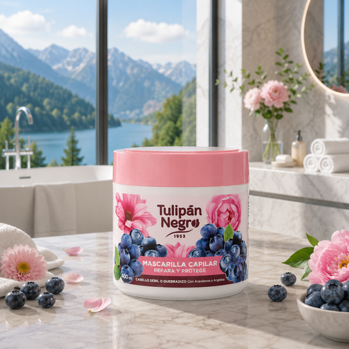 Mascarilla Capilar Tulipán Negro – Reparación intensa Limpia y brilla