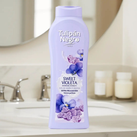 Tulipan Negro Sweet Violeta – Relajación en cada gota Limpia y brilla