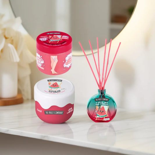 PACK DE 3 PRODUCTOS AROMA A SANDIA -  THE FRUIT COMPANY Limpia y brilla