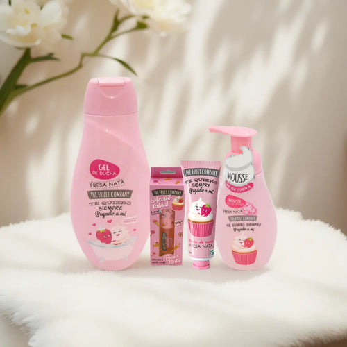 4 PRODUTOS FRESA Y NATA THE FRUIT COMPANY Limpia y brilla