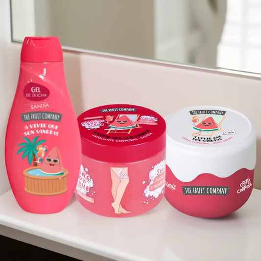 PACK DE 3 PRODUCTOS AROMA A SANDIA -  THE FRUIT COMPANY Limpia y brilla