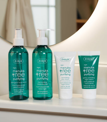 Ziaja Set Manuka Tree especial para Tendencia al Acné Limpia y brilla