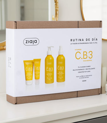 Ziaja Set Vitamina C B3 Pack de 4 Limpia y brilla