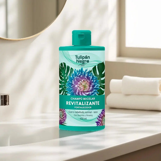 Tulipan negro Champú Micelar Revitalizante Fortalecedor Limpia y brilla
