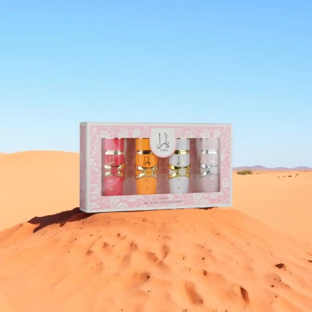 Perfume Lattafa – My Yara Collection (4×25 ml) 100% original Limpia y brilla