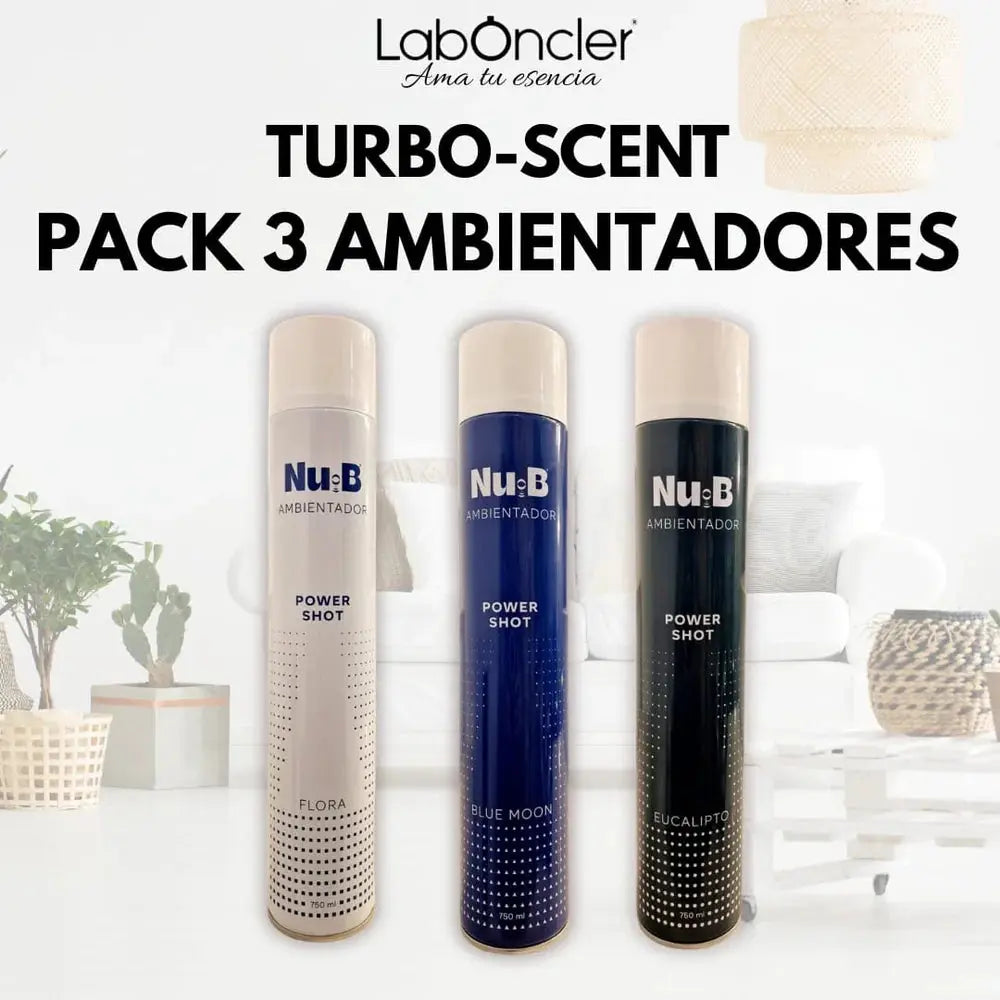 TRIO TURBO SCENT (3 Unidades) Limpia y brilla