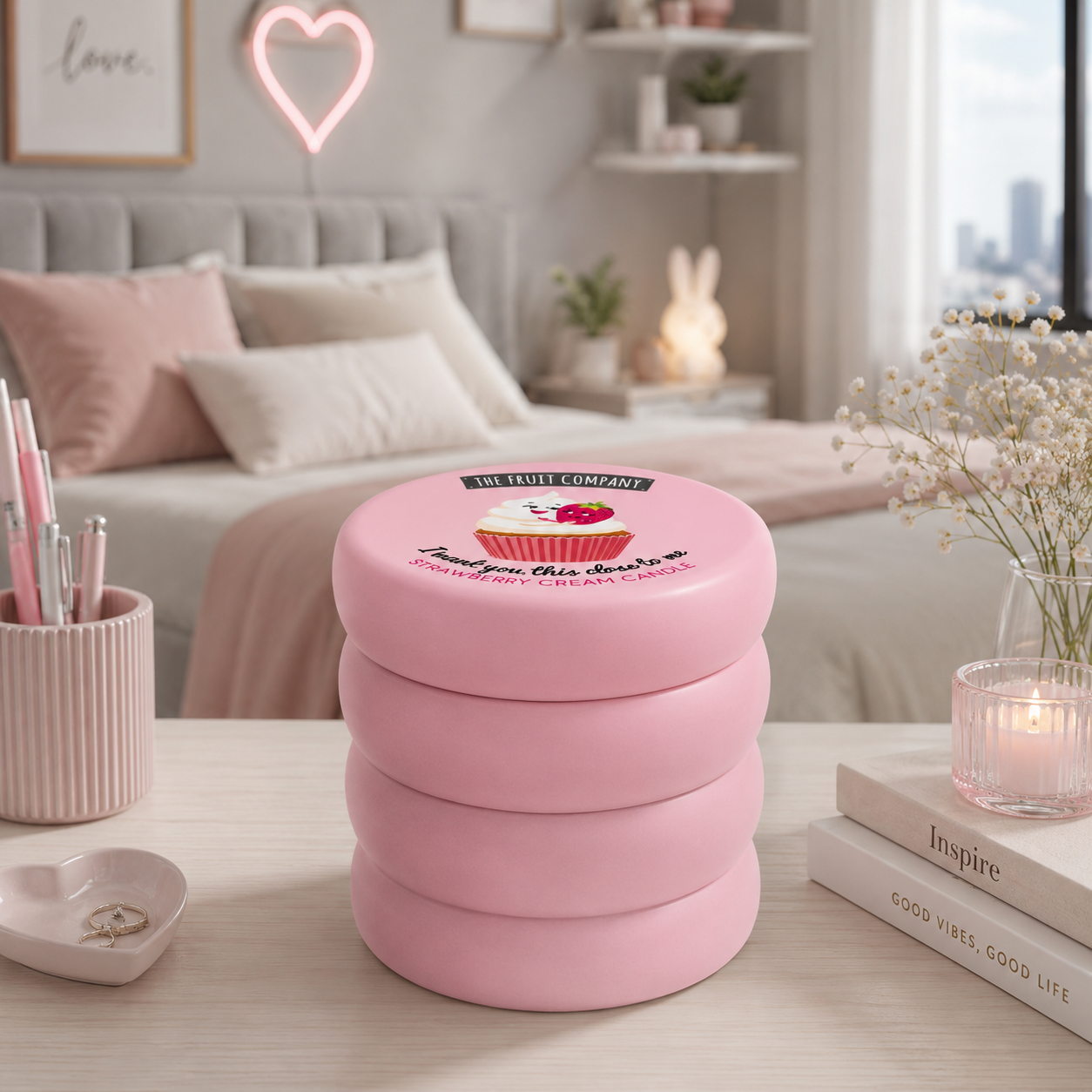 Vela Lata Fresa Nata Michelin 150 gr The Fruit Company