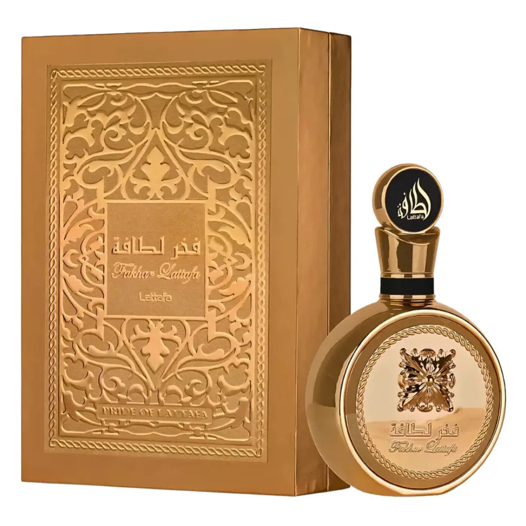 Lattafa Fakhar Gold Extrait – Eau de Parfum Unisex (100 ml) Limpia y brilla