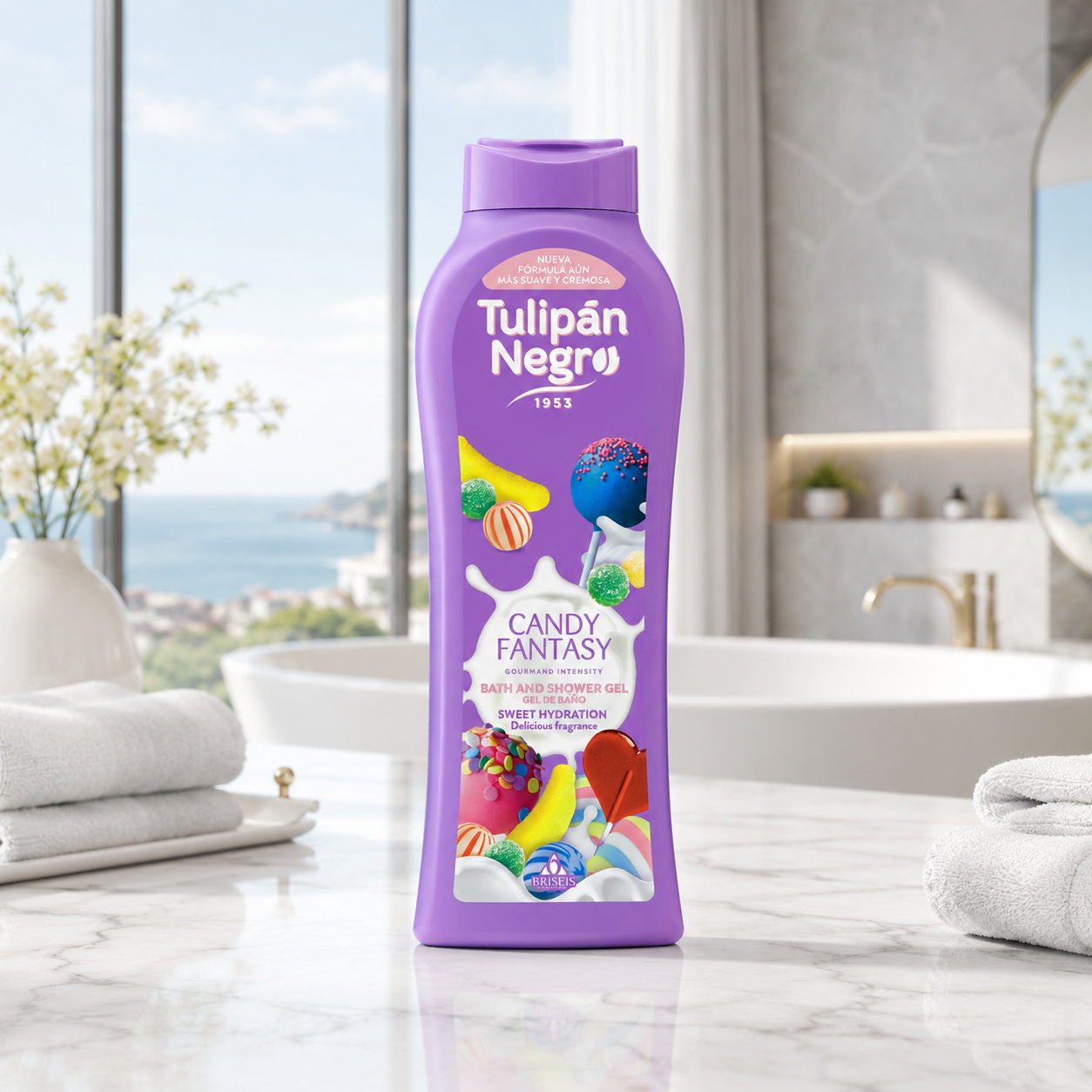 Tulipan Negro gel de ducha Candy Fantasy Limpia y brilla
