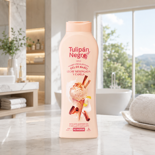 TULIPÁN NEGRO Gel Leche Merengada y Canela 650ml limpiaybrilla.es