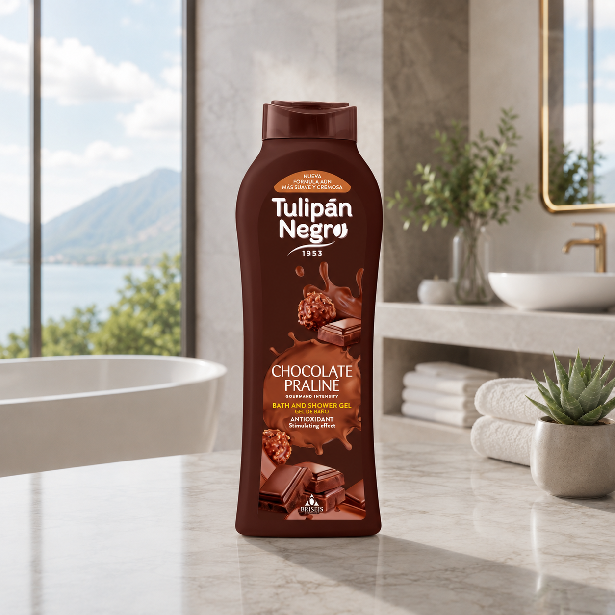Tulipán Negro – Gel de Ducha Chocolate Praliné (650 ml) Limpia y brilla