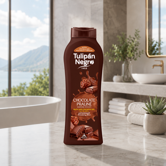 Tulipán Negro – Gel de Ducha Chocolate Praliné (650 ml) Limpia y brilla