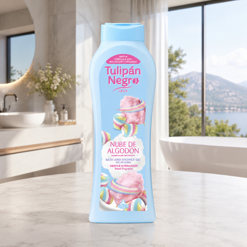 Tulipán Negro – Gel de Baño Nube de Algodón (650 ml) Limpia y brilla