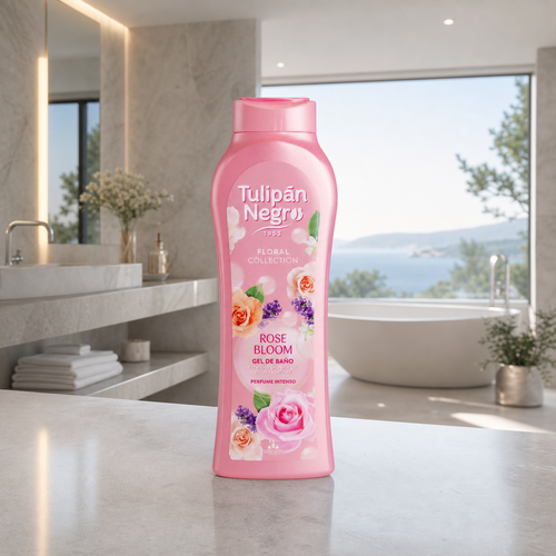 Tulipan Negro gel de ducha Rose Bloom Limpia y brilla