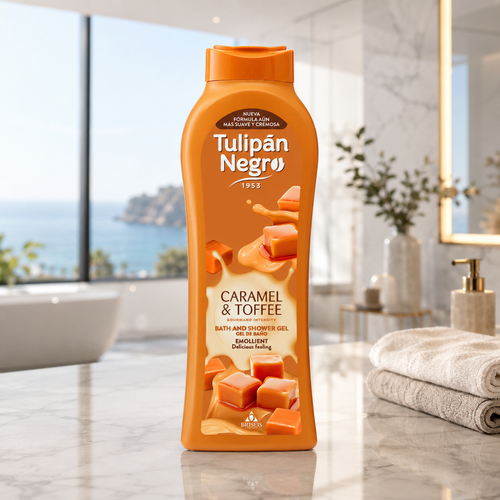 Tulipán Negro – Gel de Baño Caramel & Toffee (650 ml) Limpia y brilla